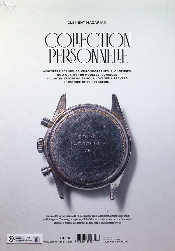 Collection Personnelle de dos